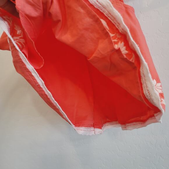 NWOT Rachel Zoe Bow Strap Embroidered Coral Shirt Size 3T - Picture 5 of 9